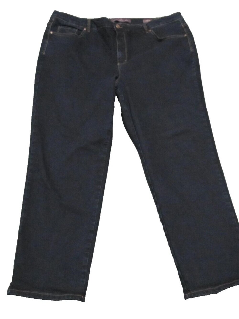 Gloria Vanderbilt Amanda Jeans Women size 20w (40x28) Blue Denim Straight Leg